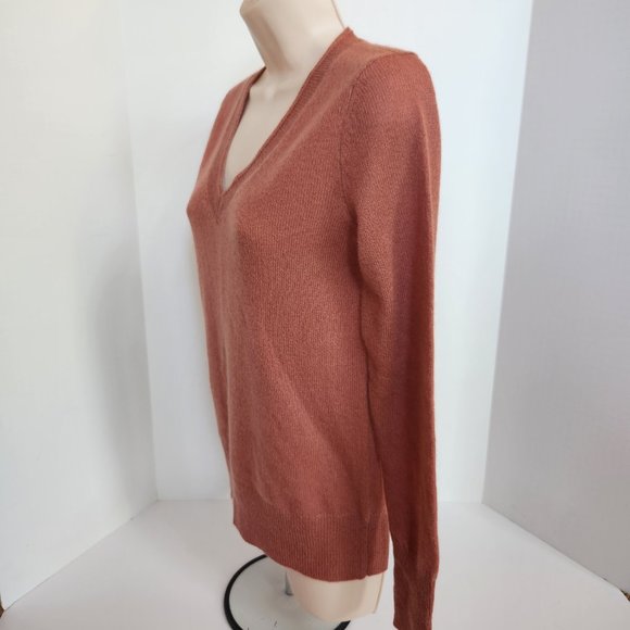 MAGASCHONI V-Neck Cashmere Sweater, XSmall - Picture 7 of 11
